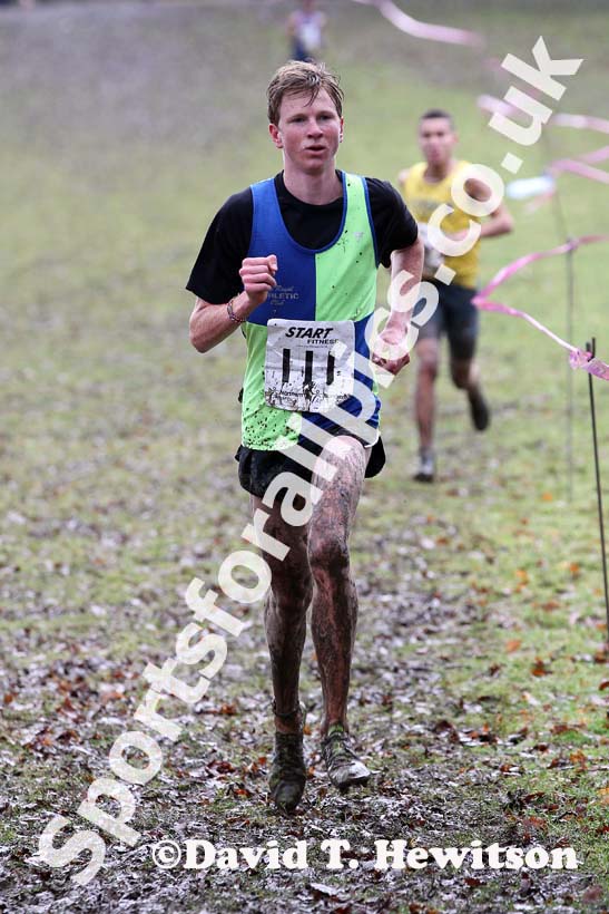 Michael Vennard (Vale Royal)  under-20 mens Northern Cross Country Champs, Knowsley Safari Park. Photo: David T. Hewitson/Sports for All Pics